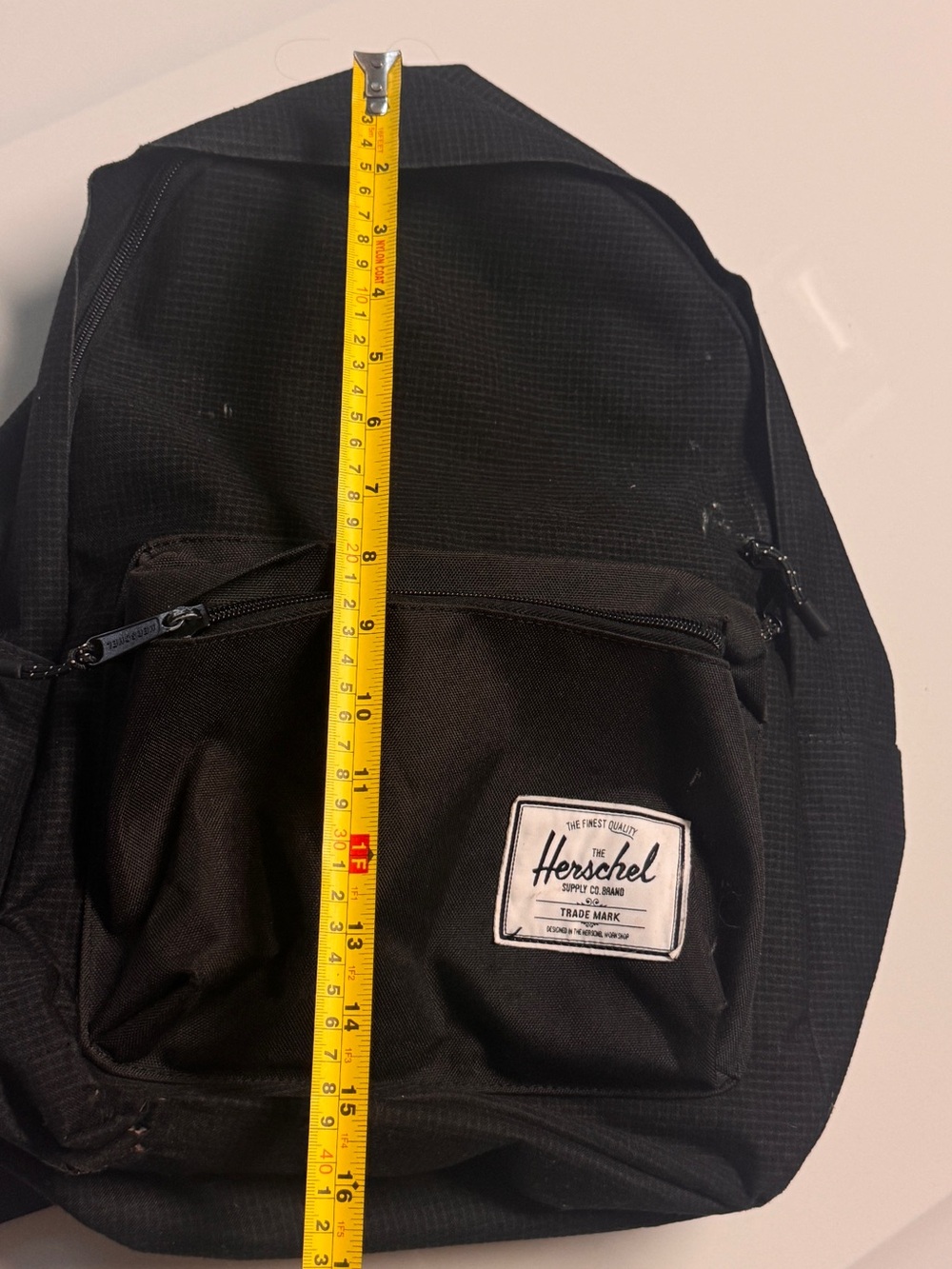 Hershel black laptop backpack